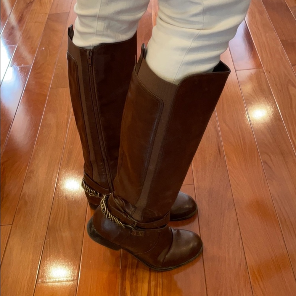 🟡 Brown Riding Boots - Picture 10 of 12